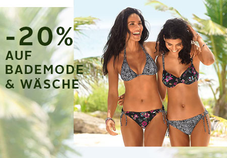 -20 auf Bademode Wsche